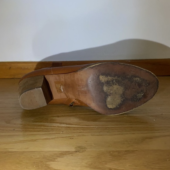 Madewell Leather Stacked Heel Ankle Booties - Picture 6 of 6